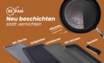 Pfannen & Gastrobleche neu beschichten