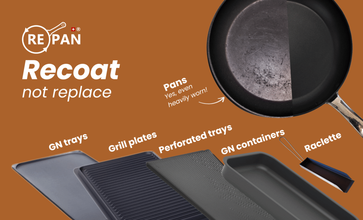 RePan Gastro - Recoating GN Trays, Griddle Plates, and Waffle Irons