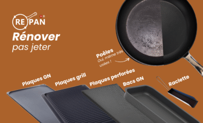 Recouvrir les poêles et les plaques de cuisson d'un nouveau revêtement